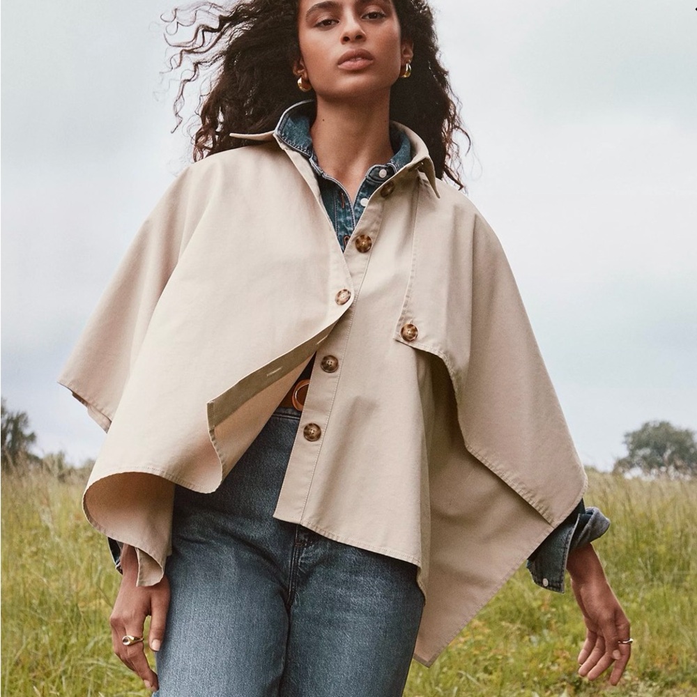 Tan Cape Jacket
